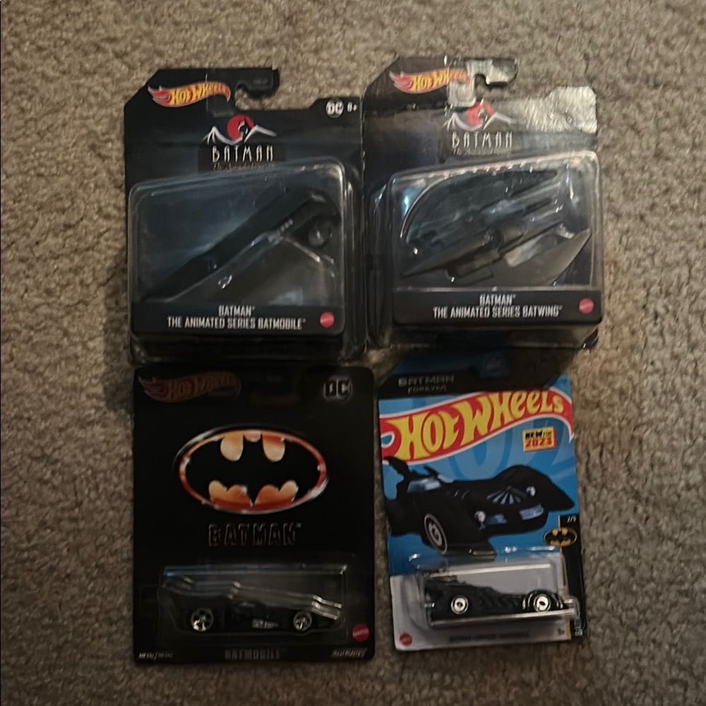 Hot Wheels Batman Die-Cast Car Set